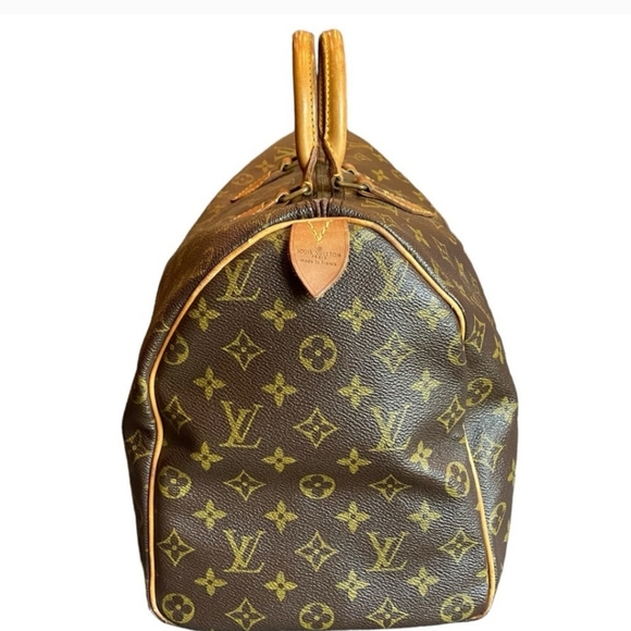 LOUIS VUITTON Vintage Monogram Speedy 40 Boston Bag Travel Weekender - Picture 15 of 15
